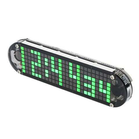 DS3231 High Accuracy DIY Digital Dot Matrix LED Alarm Clock Kit with Transparent Case Temperature Date Time Display ► Photo 1/6