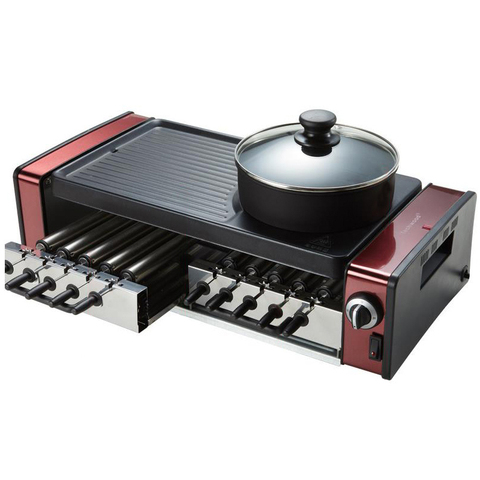 Household Electric Barbecue Machine Multifunctional Korean Style Smokeless BBQ Grill Hot Pot & BBQ Integrated Machine ► Photo 1/6