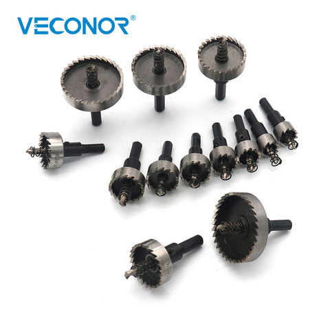 13 Sizes HSS Drill Bit High Speed Steel Carbide Tip Hole Saw Tooth Cutter Metal Drilling Woodwork Cutting Carpentry Crowns ► Photo 1/6