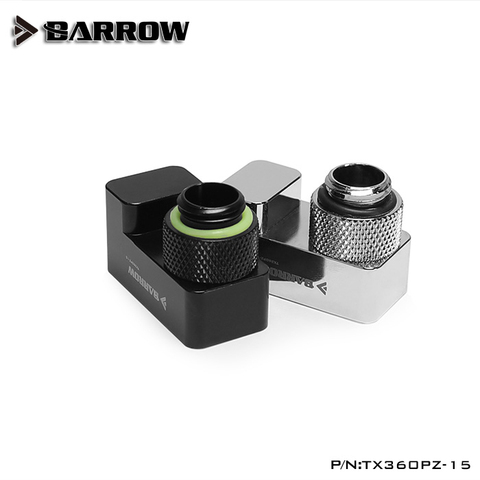 Barrow TX360PZ-15, 15mm 360 Degrees Rotary Offset Fittings , G1/4  15mm Male To Female Extender Fittings ► Photo 1/3