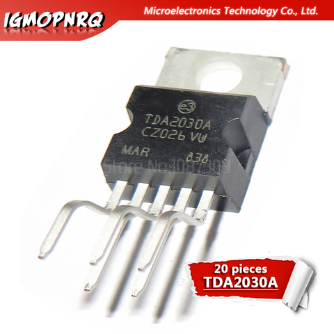 20pcs TDA2030 TDA2030A audio amplifier circuit large p new original ► Photo 1/1