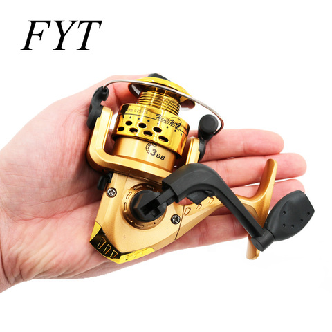 Fishing Reals Aluminum Body Spinning Reel High Speed G-Ratio 5.2:1 Fishing Reels with Line Copper rod rack drive Fish Tools HY01 ► Photo 1/6