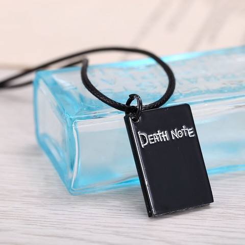 Anime series Death Note pendant Necklace Cross Logo black death note choker rope chain necklace punk women Men Punk Jewelry gift ► Photo 1/6