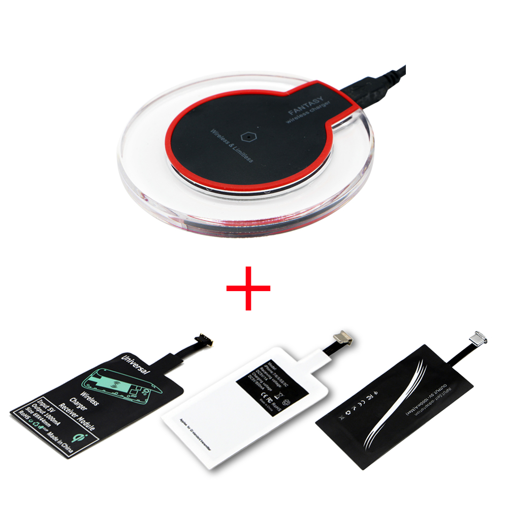 Universal QI Wireless Charging Charger Receiver Micro USB Cell Phone/iphone A3GE 