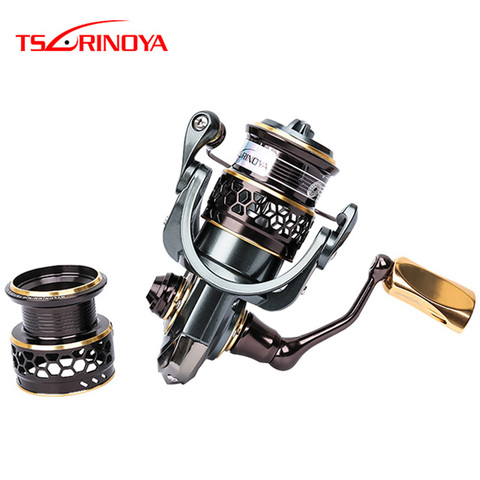 TSURINOYA Jaguar Series 1000 2000 3000 Double Spool Stainless Steel Bearing Ultra-light Lure Spinning Reel Rocky Fishing Reel ► Photo 1/4