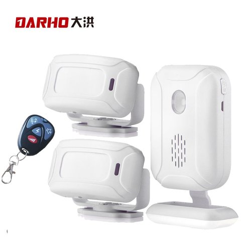 Darho 36 Ringtones Shop Store Home Security Welcome Chime Wireless Infrared IR Motion Sensor Alarm Entry Doorbell Sensor ► Photo 1/6
