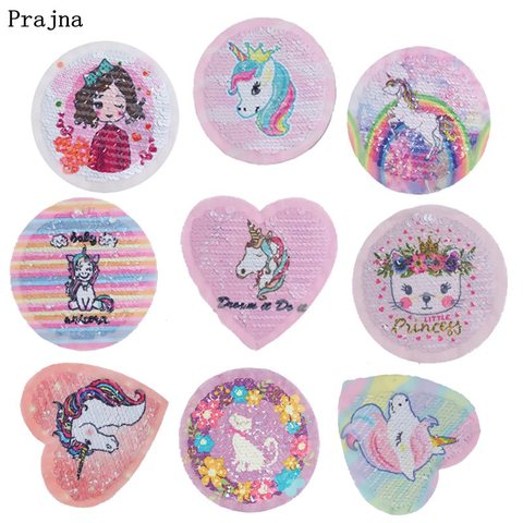 Heart Unicorn Sew On Patch For Clothes
