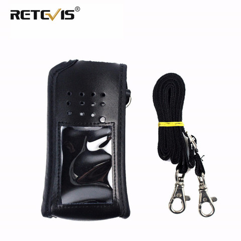 Walkie Talkie Holster Leather Carrying Holder Case For TYT MD380 MD-380 Retevis RT3 RT3S DMR Digital Radio Accessories J9110H ► Photo 1/6