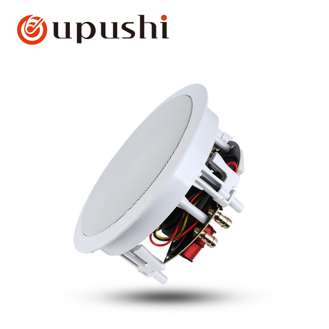 Oupushi home theatre system hifi ceiling speakers 6.5 inch surround sound roof speakers with wifi bluetooth amplifier ► Photo 1/6