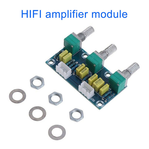 HIFI Amplifier Passive Tone Board Treble Bass Volume Control Preamp Board Audio Amplifier Module Amplifier DJA99 ► Photo 1/6