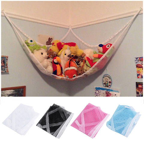 New Kids Toy Soft Teddy Storage Hammock Mesh Baby Bedroom Tidy Nursery Net ► Photo 1/6