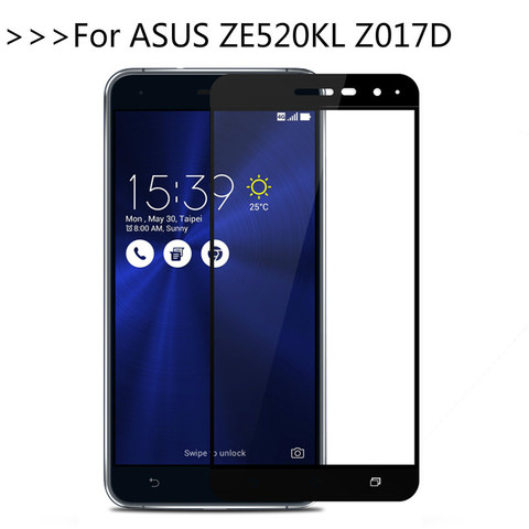 3D Tempered Glass For ASUS ZenFone 3 5.2'' ZE520KL Full Screen Cover Explosion-proof Screen Protector Film For ASUS Z017D ► Photo 1/6