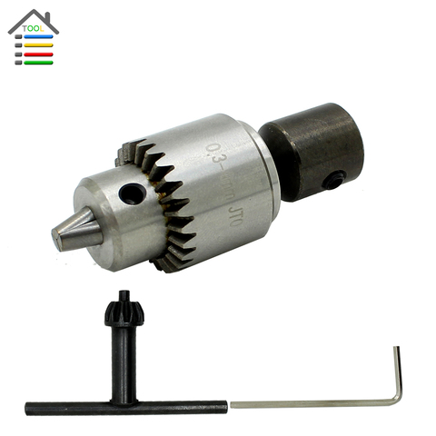 Electric Drill Chucks Mount JTO Taper Cap 0.3-4mm fit Lathe PCB Mini Drill Press for 6mm Motor Shaft Shank Rotary Tools ► Photo 1/6