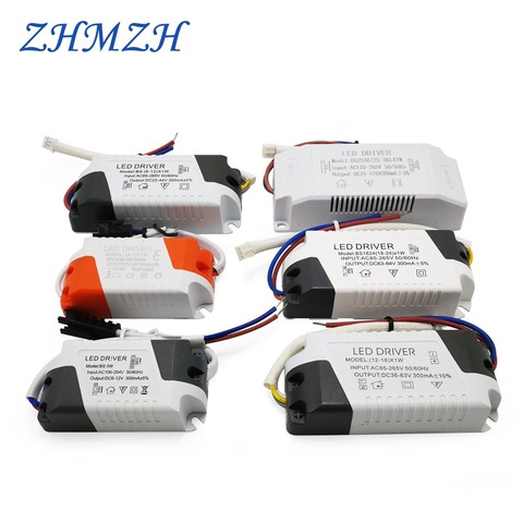 LED Three Color Constant Current Driver 1-60W Power Supply Output 300mA External Two-color Lighting Transformer For LED Ceiling ► Photo 1/6