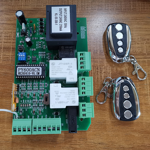 AC motor control board PCB controller circuit board electronic card for Sliding gate opener( only forPY600ac SL600 SL1500 PY800) ► Photo 1/3