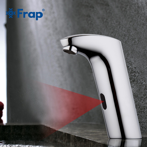Frap Sensor Faucet Basin Tap Chrome Finished Cold and Hot Mixer Bathroom Sink infrared sensor water taps F511-1 ► Photo 1/1