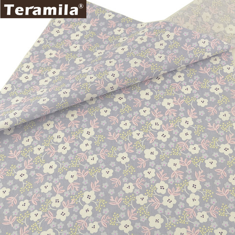 Teramila Soft Comfortable Floral Printing Design Centimers Cotton Fabric Quilting Material Patchwrok Twill Fat Quarter Tecido ► Photo 1/6