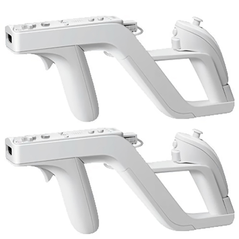 2 Pcs Zapper Gun For Nintendo Wii Remote right left Controller wii Zapper Gun Gaming Accessories ► Photo 1/6