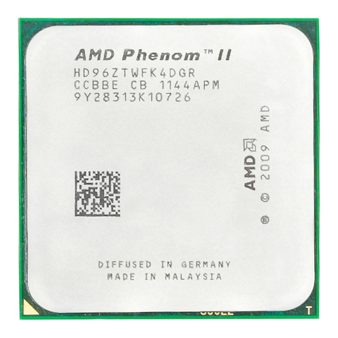 AMD Phenom II X4 960T CPU Processor Quad-Core 3.0Ghz/ 6M /95W Socket AM3 AM2+ ► Photo 1/4