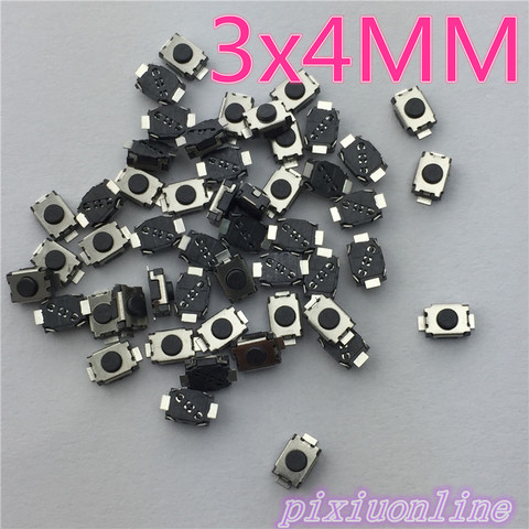 G74Y High Quality 50pcs/lot SMT 3x4MM 2PIN Tactile Tact Push Button Micro Switch G74 Self-reset Momentary Hot Sale 2017 ► Photo 1/5
