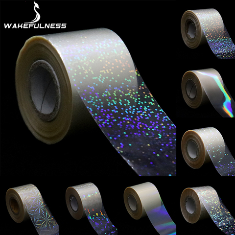 1Roll Holographic Starry Sky Nail Foils Transparent Laser Point Nail Art Transfer Stickers Decals Manicure Decorations ► Photo 1/6