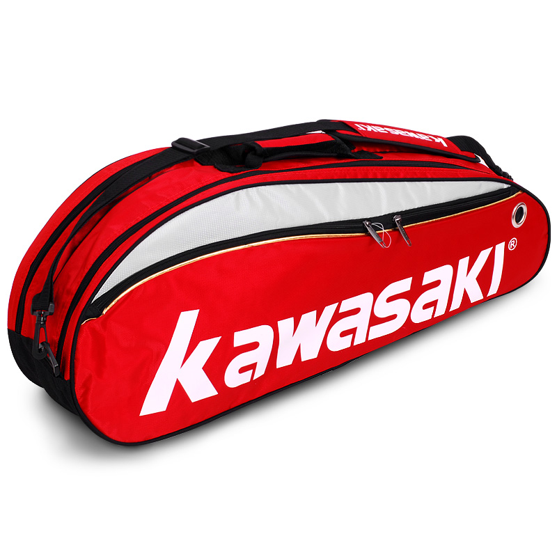 Badminton Bag Kawasaki Single Shoulder 3 Racket Tennis Racquet Gym Backpack 