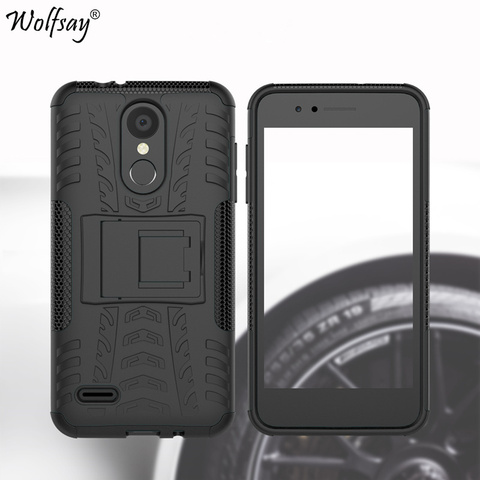 For Coque LG K9 Case Thick Silicone Hybrid Armor Phone Case sFor LG K9 K8 2022 Cover With Phone Holder For LG Aristo 2 Case 5.0