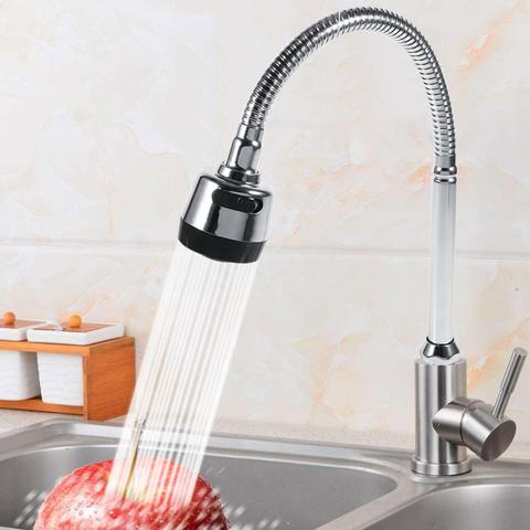 1pcs  Swivel Spout Kitchen Sink Faucet Pipe Fittings Single Handle Connection  304 Steel Stainless For The Kitchen High Quality ► Photo 1/6