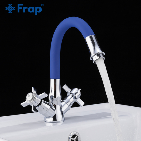 Frap Basin Faucet Zinc Alloy Deck Mounted Bath Taps Faucet Mixer Bathroom Sink Faucet  Water Sink Tap Torneira Do Anheiro F4424 ► Photo 1/6