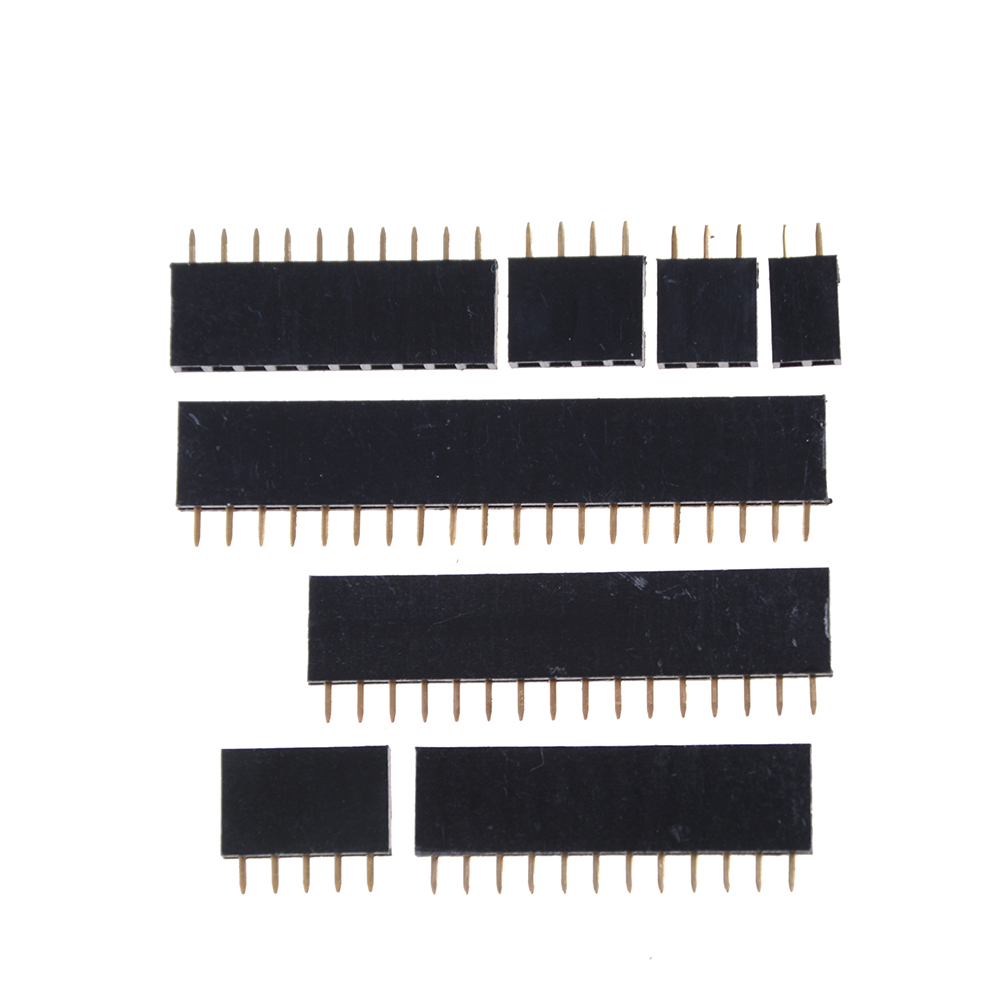10/20x Male Female 40 Pin 2.54mm SIL Header Socket Row Strip PCB Connector Nice 