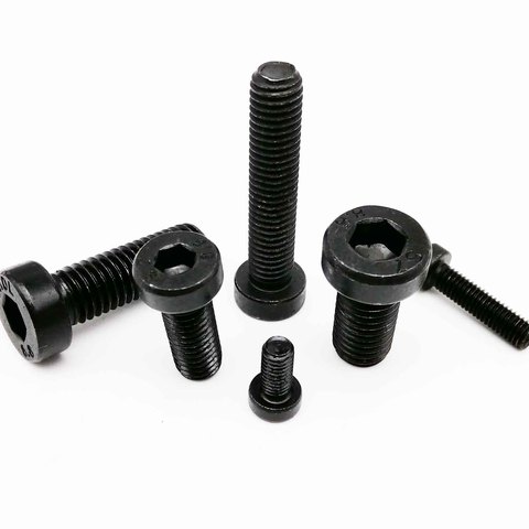 1/50pc M4 M5 M6 M8 M10 M12 M16 Grade 8.8 steel Black DIN7984 Hex Hexagon Socket Thin Low Short Profile Head Allen Cap Screw Bolt ► Photo 1/6