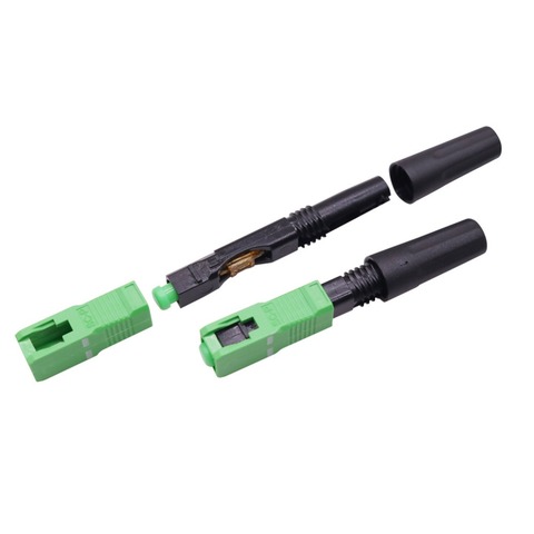 5 pcs Network Cable Connector SC/APC Optic Fiber Fast Connector FTTH Embedded Quick Connector Special Insertion loss 0.3-0.5 db ► Photo 1/6