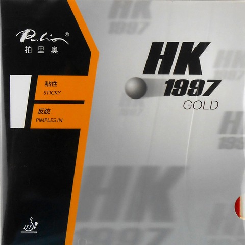 Original Palio HK1997 GOLD (Sticky) Pips-in Table Tennis (PingPong) Rubber With Sponge (H48-50) ► Photo 1/5
