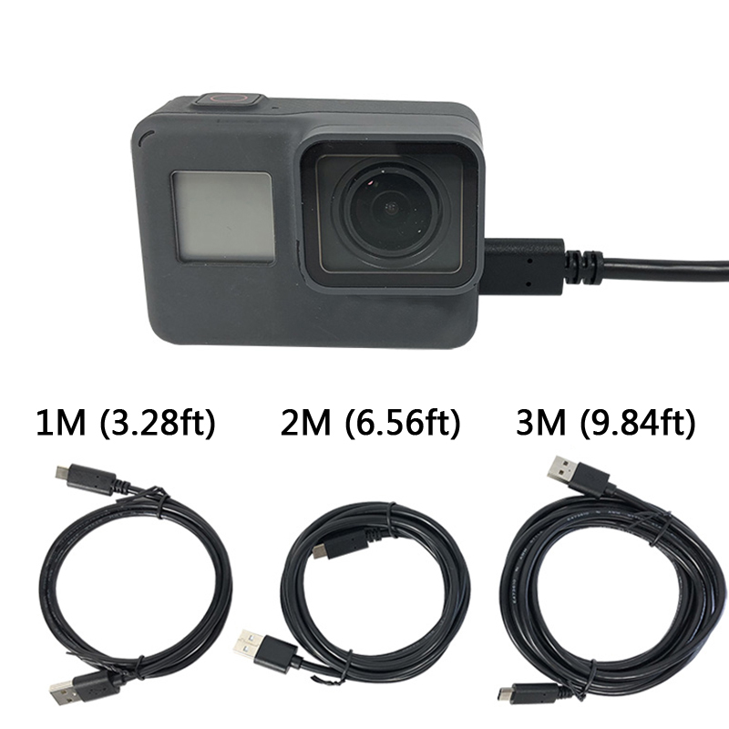 for Gopro Hero 8/7/6/5 Charging USB Hero5 Session Cable type-c
