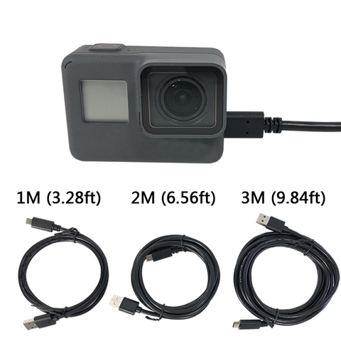 for Gopro Hero 8/7/6/5 Charging USB Hero5 Session Cable type-c Sync Data USB Cable Go Pro 2022 Action Sport Camera Accessories ► Photo 1/6