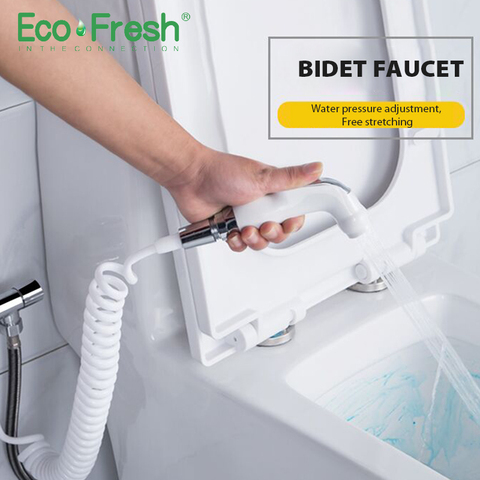 Handheld Toilet bidet sprayer set Kit Hand Bidet faucet for Bathroom hand sprayer shower head self cleaning ► Photo 1/6