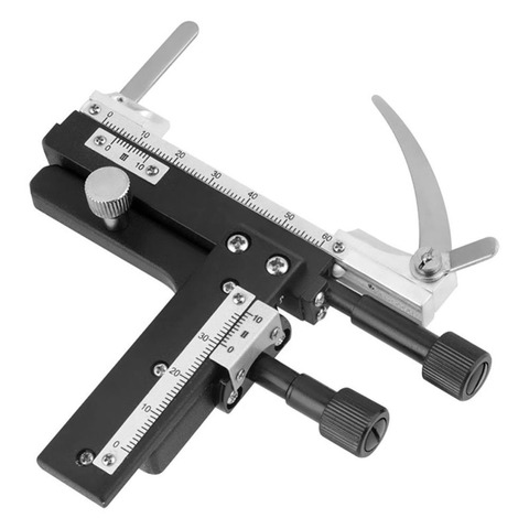 Microscope Attachable Mechanical Stage X-Y Moveable Stage Caliper with Scale for Microscope Calipers ► Photo 1/6