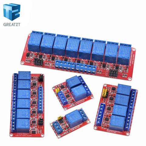 Relay module 1 2 4 6 8 Channel 5V 12V Relay Module Board Shield with Optocoupler Support High and Low Level Trigger for Arduino ► Photo 1/6