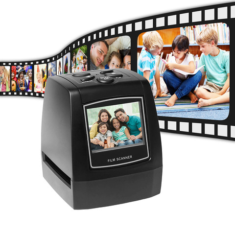 Film Scanner 35mm 135mm Slide Digital Film Converter Negative Photo Scanner with 512MB Built-in Memory Editing Software ► Photo 1/1