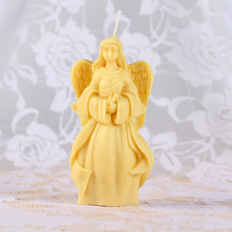 angel shaped food safe silicone candle molds FDA certified and nontoxic silicone rubber mold for DIY soap and candle ,clay molds ► Photo 1/4