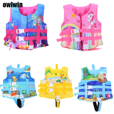2022 Kids Life Vest Floating Girls Jacket Boy Swimsuit Sunscreen Floating Power Swimming Pool Accessories for Drifting Boating ► Photo 1/6