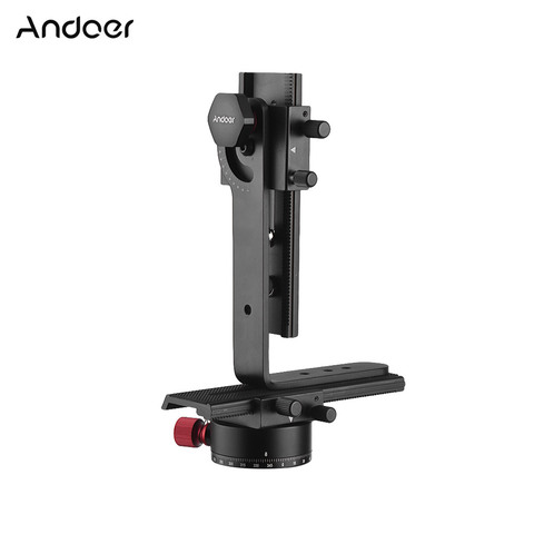 Andoer 720 Degree Panoramic Head 360 Swivel Indexing Rotator + 2 Way Rail Slider + L Bracket Kit for Canon DSLR ILDC Camera ► Photo 1/6