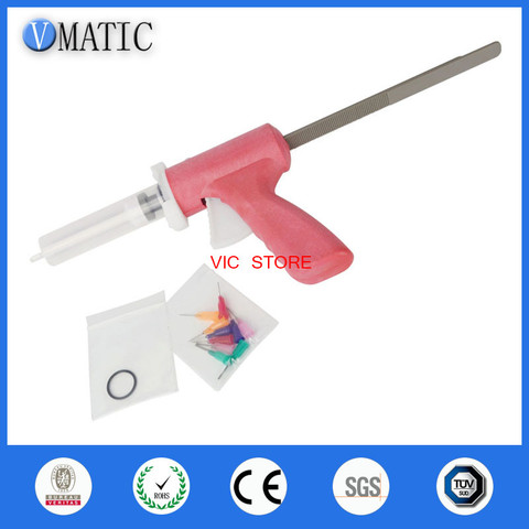 Free Shipping New Arrival Manual Syringe Gun Dispenser 10cc/ml Caulking Gun With Syringe & Needles ► Photo 1/1