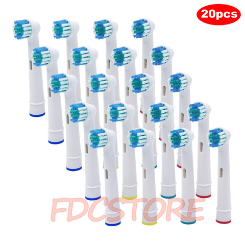 20PCS Electric Tooth Brush Heads Replacement For Braun Oral B Soft Bristle,Vitality Dual Clean/Professional Care SmartSeries ► Photo 1/3