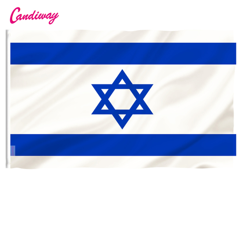 3x2 feet ISRAEL National FLAG Jewish Star Magen David Israeli Country 90*60cm for Festival Banner Home Decoration Flag ► Photo 1/6