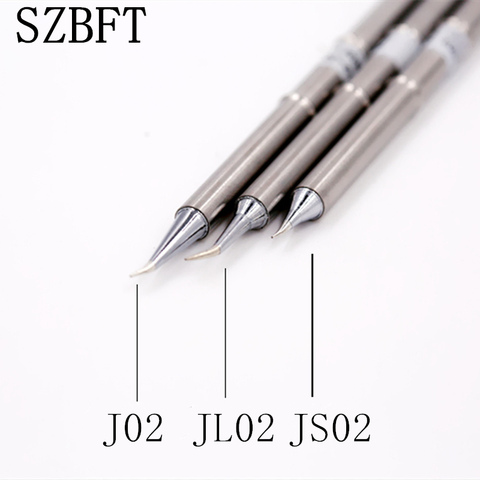 SZBFT 1pc t12 tips Silver T12 J02 JS02 JL02 Handle Soldering Iron Tips 155mm Length Welding Solder Station Tip Replace ► Photo 1/1