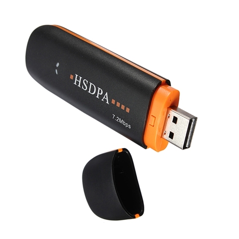 NoEnName_Null High Quality HSDPA USB STICK SIM Modem 7.2Mbps 3G Wireless Network Adapter with TF SIM Card ► Photo 1/6