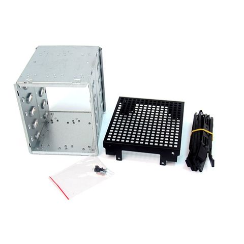 Large Capacity Stainless Steel HDD Hard Drive Cage Rack SAS SATA Hard Drive Disk Tray Caddy with Fan Space Sliver Accessories ► Photo 1/4