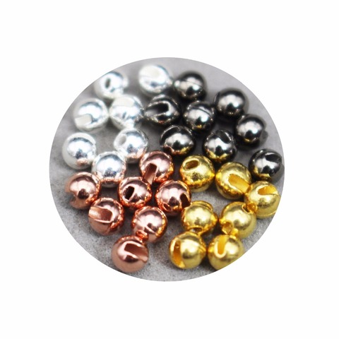 Tigofly 24 Pcs/Lot 4 Colors 3.3mm Nice-Designed Slotted Tungsten Beads Fly Tying Beads Materials ► Photo 1/6