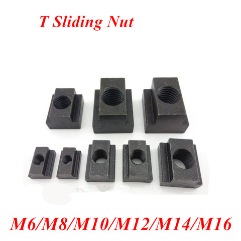 M6 M8 M10 M12 M14 M16 T-Slot Nut Clamping Table Slot Milling T Sliding Nut Block Slot nuts Carbon steel ► Photo 1/3